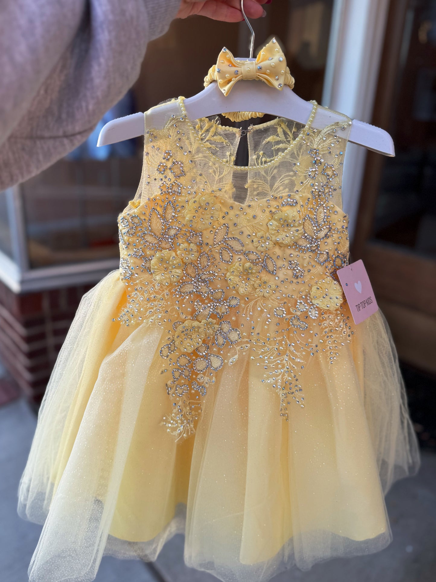 Yellow Girls Dress