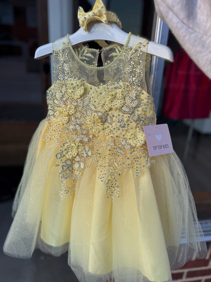 Yellow Girls Dress